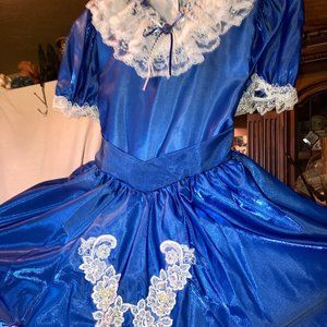 TIP TOP KIDS MADE IN USA NEW DRESS Blue PRETTY NEW